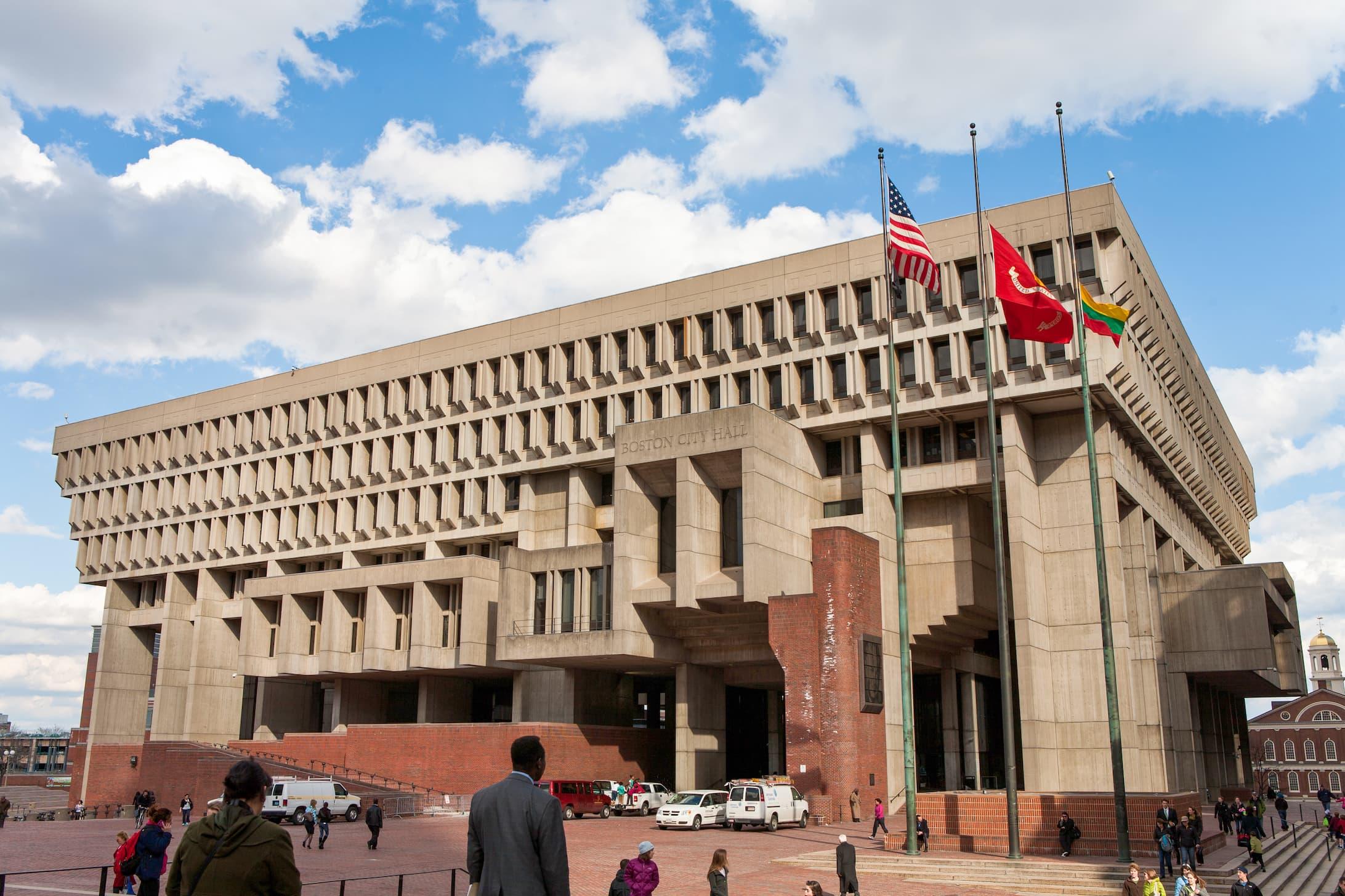 Boston City Hall, a brutalist building