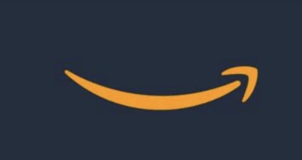 Amazon logo. Itโs an arrow thatโs supposed to also look like a smile. A arc line going into a greater than sign (>)